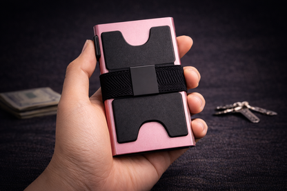 2026 New Slim Aluminum Card Wallet RFID Pop-up Push Button Bank Credit Card Case Holder Thin Smart Metal Wallet for Men Women