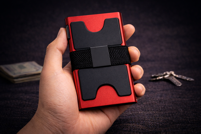 2026 New Slim Aluminum Card Wallet RFID Pop-up Push Button Bank Credit Card Case Holder Thin Smart Metal Wallet for Men Women