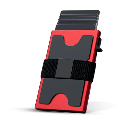 2026 New Slim Aluminum Card Wallet RFID Pop-up Push Button Bank Credit Card Case Holder Thin Smart Metal Wallet for Men Women